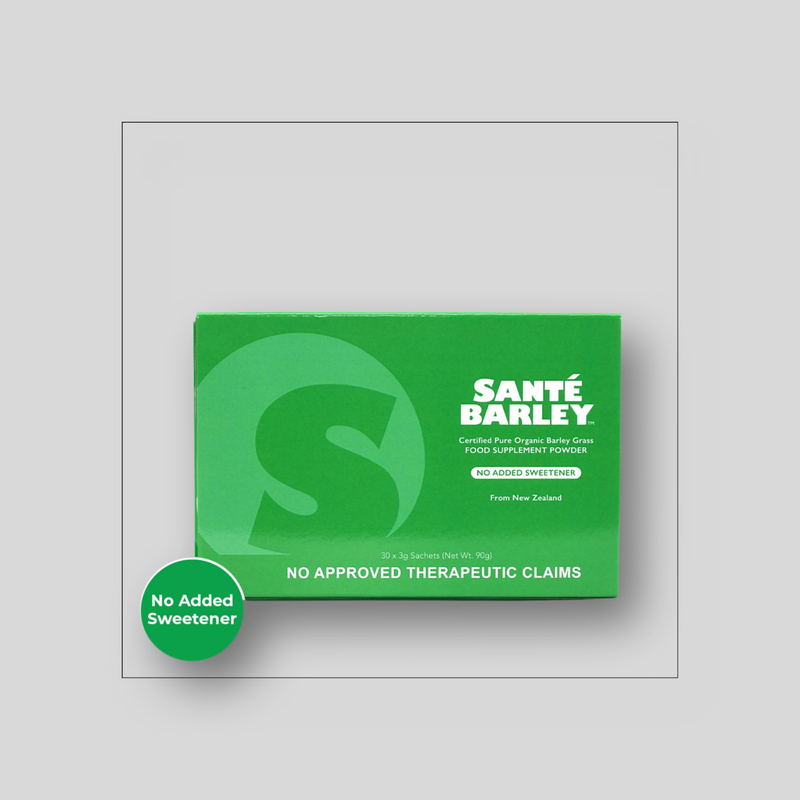 Santé Barley Pure Sachet (3g x 30 Sachets) – No Added Sweetener