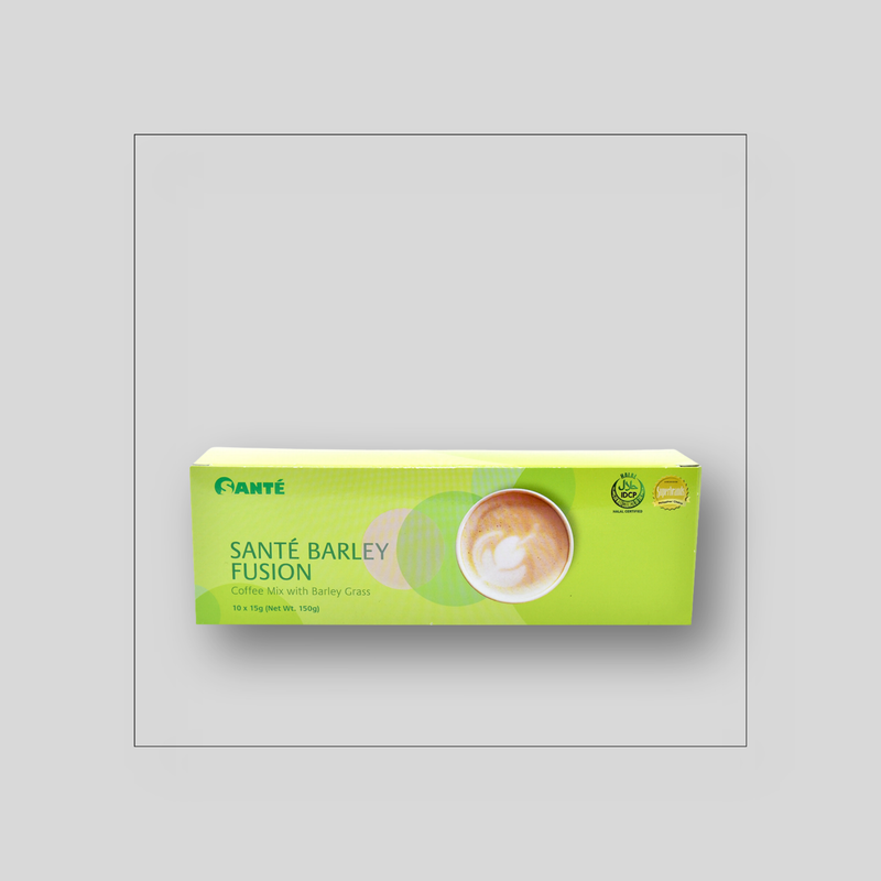 Santé Barley Fusion (15g x 10 Sachets) – Coffee Mix with Barley Grass