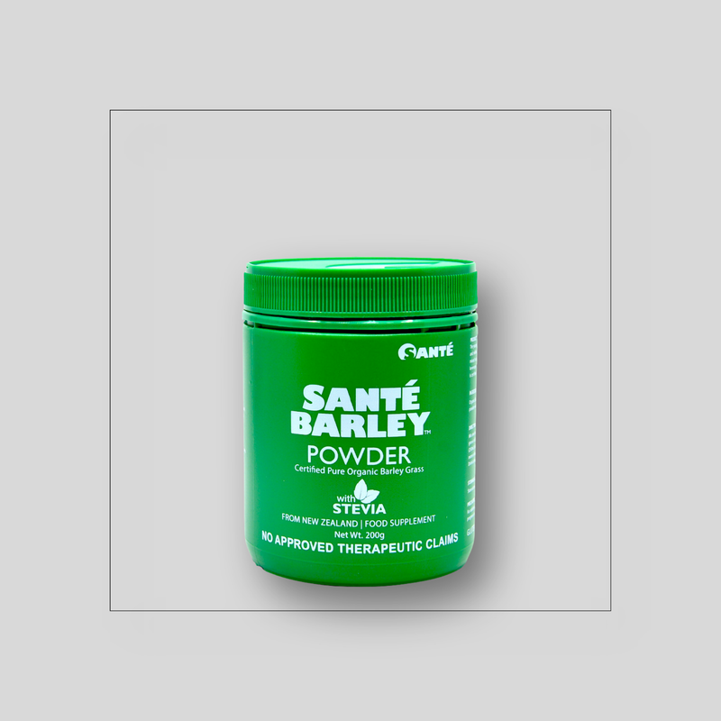 Santé Barley Powder (200g) – Certified Pure Organic Barley Grass from New Zealand
