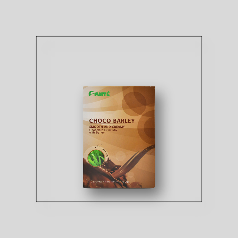 Santé Choco Barley (15g x 10 Sachets) – Smooth and Creamy Chocolate Drink