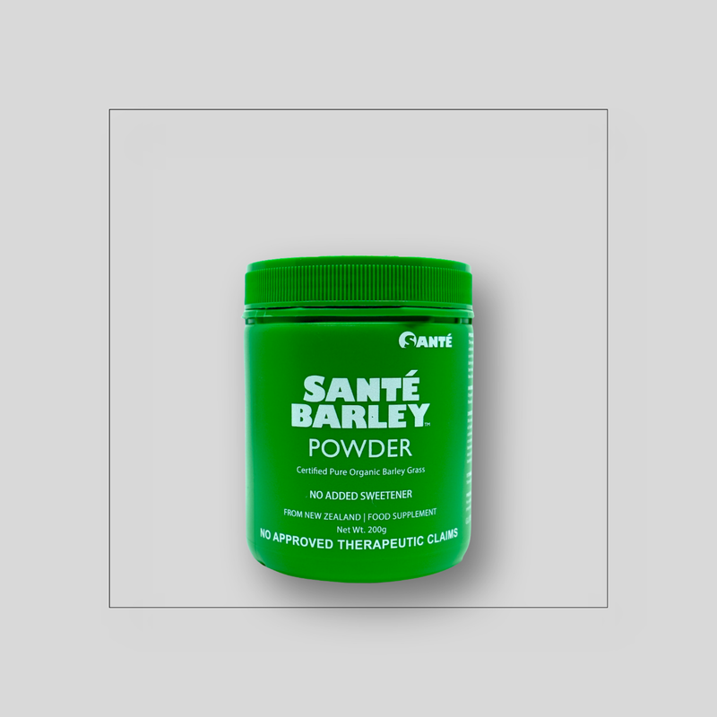 Santé Barley Powder (200g) – Pure Organic Barley Grass (No Added Sweetener)