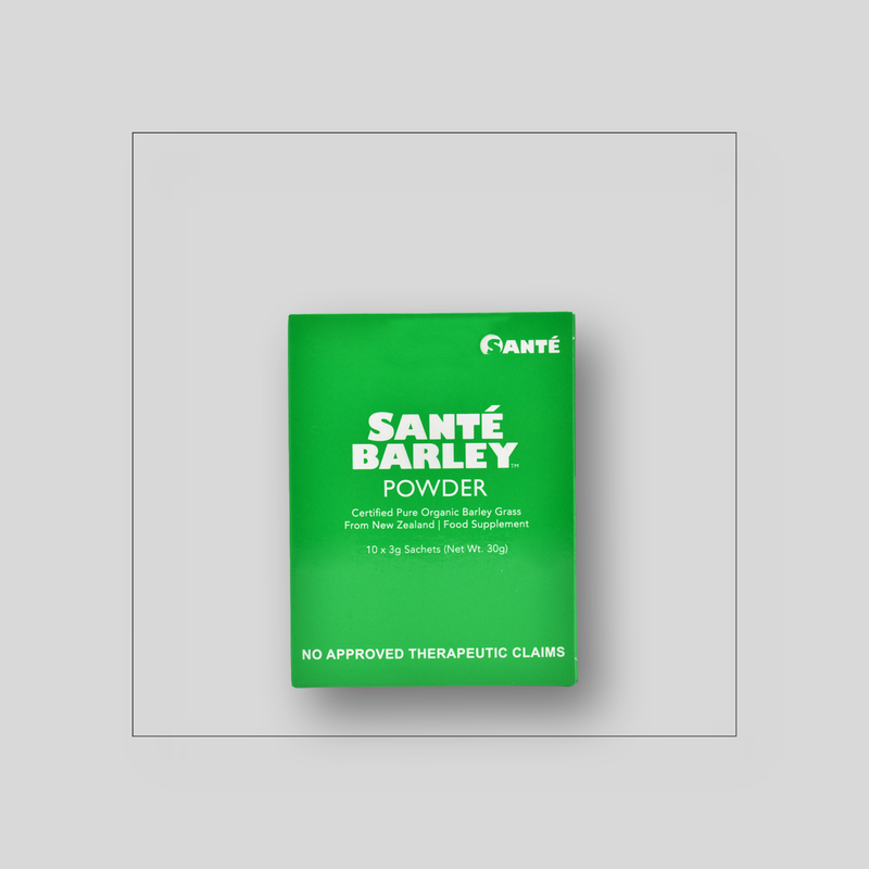 Santé Barley Powder (3g x 10 Sachets) – Organic Barley Grass Trial Pack