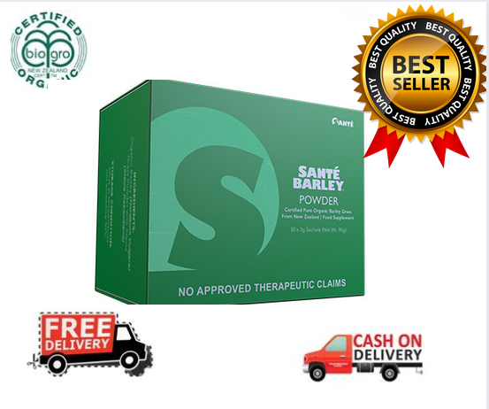 Barley Juice Box (30sachet) With Free 30caps VitC – Santé Pure Barley ...