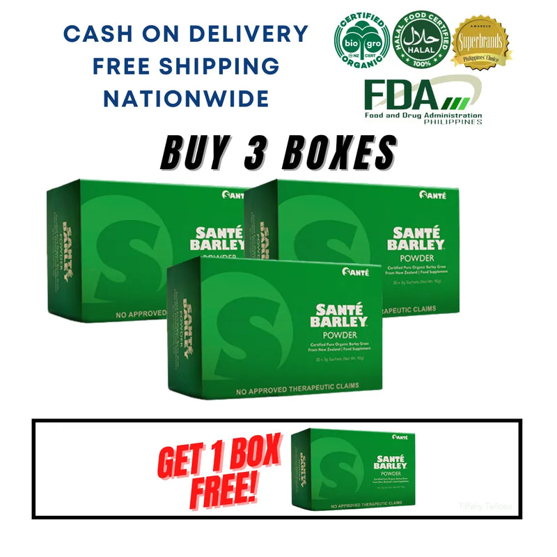 Best Seller COMBO Buy 3+1 Free | Sante Pure Barley Organic From New Zealand